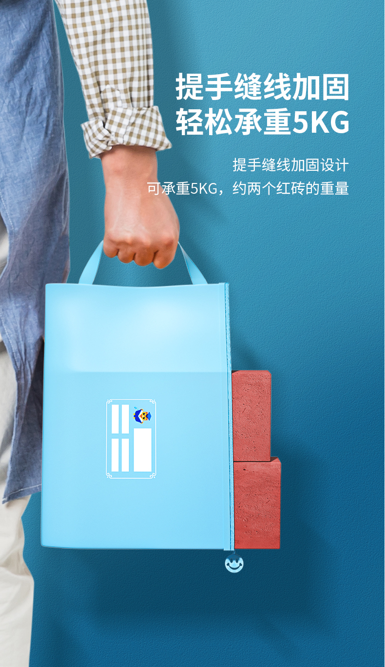 抗菌手提资料袋学生科目袋文件袋(图10)