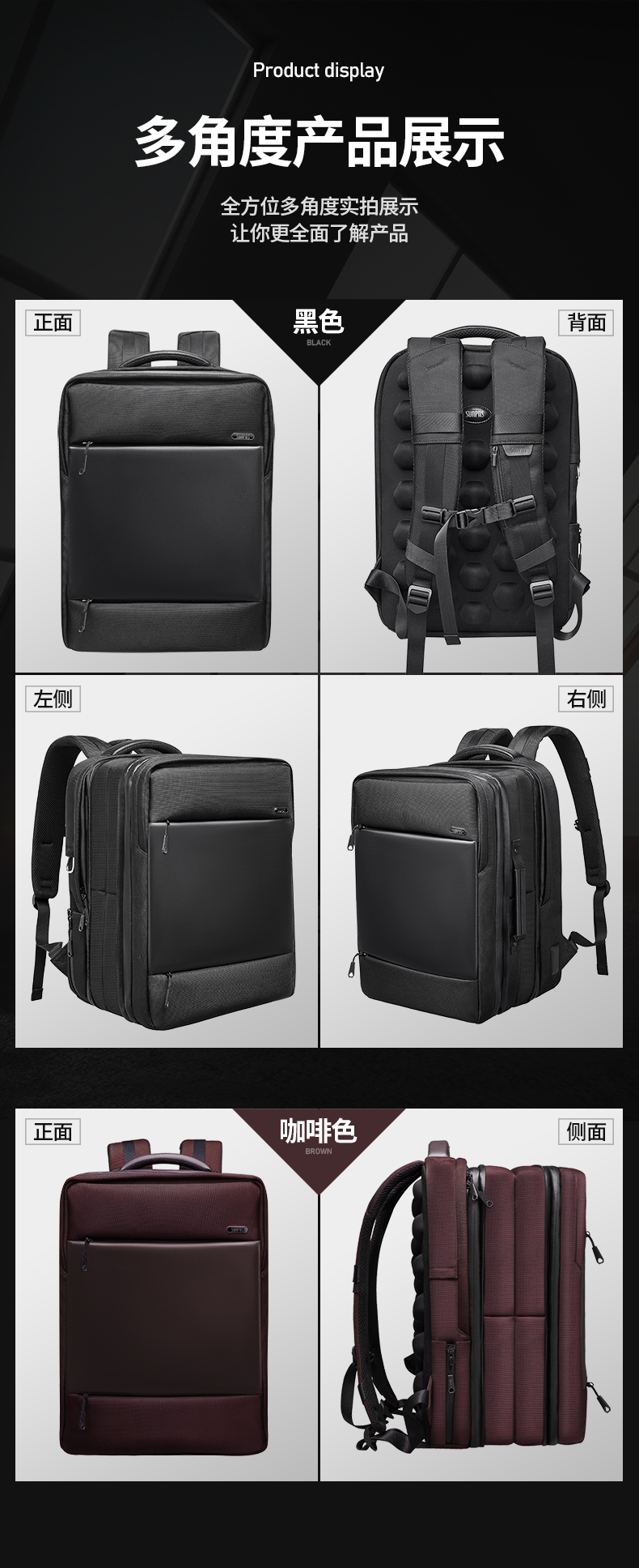 SUNPNS商务双肩背包（即将上市，诚接预订）(图6)